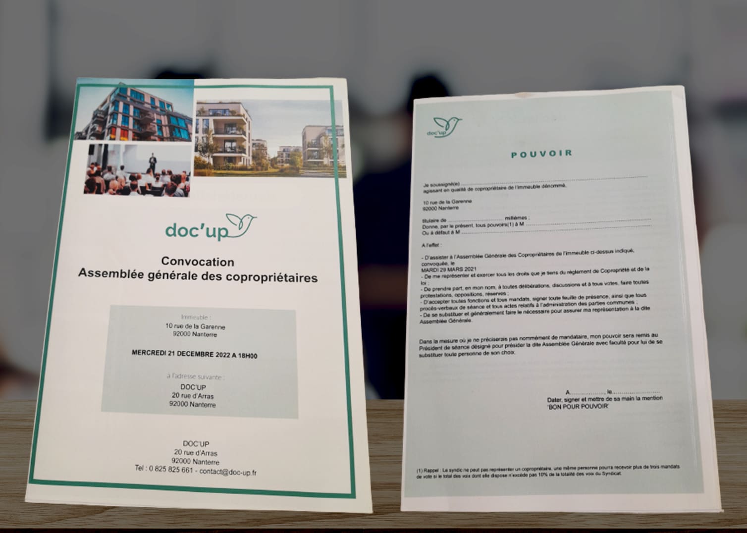 convocation d'assemblée générale livret